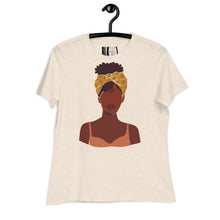 Load image into Gallery viewer, Black Women's Headwrap T-Shirt