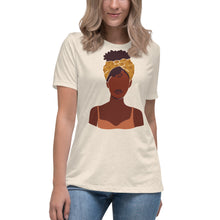 Load image into Gallery viewer, Black Women's Headwrap T-Shirt