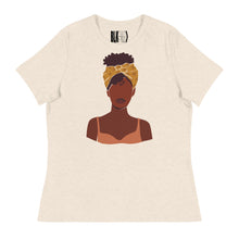 Load image into Gallery viewer, Black Women's Headwrap T-Shirt