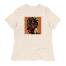 Load image into Gallery viewer, Black Women Bantu Knots Relaxed T-Shirt