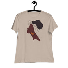 Load image into Gallery viewer, Black Woman Profile in Headwrap