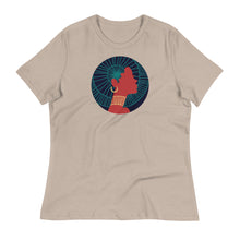 Load image into Gallery viewer, Black Women Crown Relaxed T-Shirt