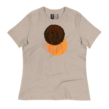 Load image into Gallery viewer, Black Women's Afro Shine Relaxed T-Shirt