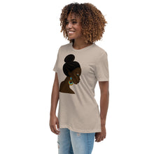 Load image into Gallery viewer, Black Women Blue Eyes Relaxed T-Shirt