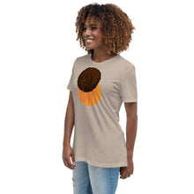 Load image into Gallery viewer, Black Women's Afro Shine Relaxed T-Shirt