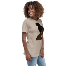 Load image into Gallery viewer, Black Women Blue Eyes Relaxed T-Shirt