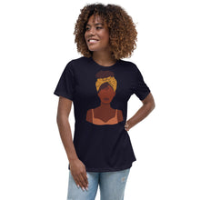 Load image into Gallery viewer, Black Women's Headwrap T-Shirt