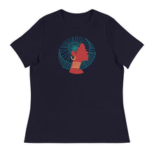 Load image into Gallery viewer, Black Women Crown Relaxed T-Shirt