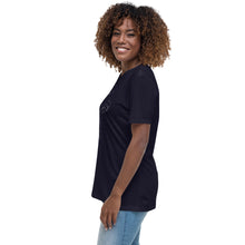 Load image into Gallery viewer, Black Women Line Drawing Relaxed T-Shirt