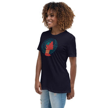 Load image into Gallery viewer, Black Women Crown Relaxed T-Shirt