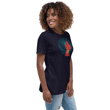 Load image into Gallery viewer, Black Women Crown Relaxed T-Shirt