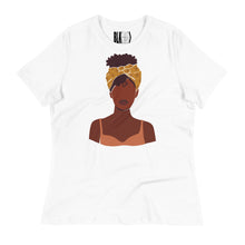 Load image into Gallery viewer, Black Women's Headwrap T-Shirt