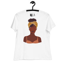 Load image into Gallery viewer, Black Women's Headwrap T-Shirt