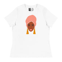 Load image into Gallery viewer, Black With Dangle Earrings Women's Relaxed T-Shirt