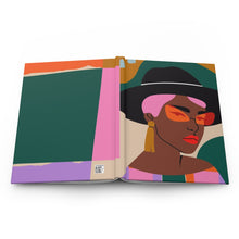 Load image into Gallery viewer, Fly Hat Girl Hardcover Journal Matte