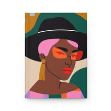Load image into Gallery viewer, Fly Hat Girl Hardcover Journal Matte