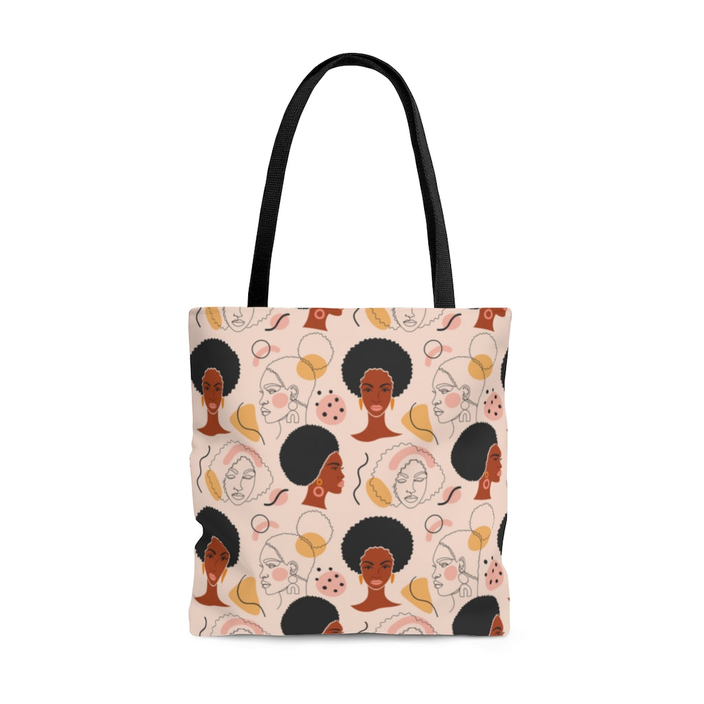 Afro Girl Tote Bag
