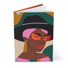 Load image into Gallery viewer, Fly Hat Girl Hardcover Journal Matte