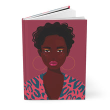 Load image into Gallery viewer, Pink Animal Print - Hardcover Journal Matte

