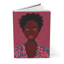 Load image into Gallery viewer, Pink Animal Print - Hardcover Journal Matte