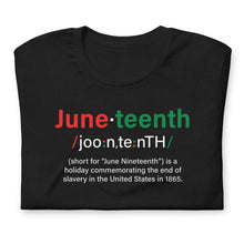 Load image into Gallery viewer, Juneteenth Definition