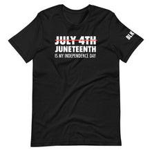 Load image into Gallery viewer, JUNETEENTH is my Independence Day