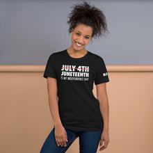 Load image into Gallery viewer, JUNETEENTH is my Independence Day