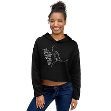 Load image into Gallery viewer, Except Come For Me Crop Hoodie