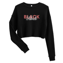 Load image into Gallery viewer, Black Vibes Crop Sweatshirt