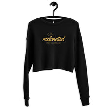 Load image into Gallery viewer, Melanated in His Image Crop Sweatshirt