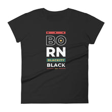 Load image into Gallery viewer, Born Blackity Black Tee