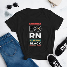 Load image into Gallery viewer, Born Blackity Black Tee