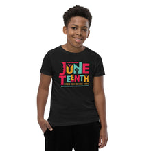 Load image into Gallery viewer, Juneteenth Free-ish Since 1865 Youth Short Sleeve T-Shirt
