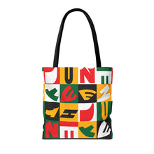 Load image into Gallery viewer, Bold Juneteenth Tote Bag | AOP | Festival Carryall | Black History Celebration
