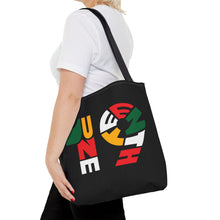 Load image into Gallery viewer, Bold Juneteenth Tote Bag | AOP | Festival Carryall | Black History Celebration
