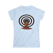 Load image into Gallery viewer, Chic Afrocentric Women's Tee - Stylish Graphic Shirt, Black Fashion Top, Gift for Her, Casual Wear, Ethnic Art Tee
