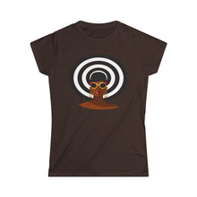 Load image into Gallery viewer, Chic Afrocentric Women's Tee - Stylish Graphic Shirt, Black Fashion Top, Gift for Her, Casual Wear, Ethnic Art Tee

