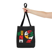 Load image into Gallery viewer, Bold Juneteenth Tote Bag | AOP | Festival Carryall | Black History Celebration
