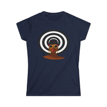 Load image into Gallery viewer, Chic Afrocentric Women's Tee - Stylish Graphic Shirt, Black Fashion Top, Gift for Her, Casual Wear, Ethnic Art Tee
