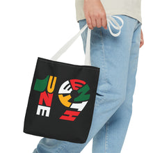 Load image into Gallery viewer, Bold Juneteenth Tote Bag | AOP | Festival Carryall | Black History Celebration
