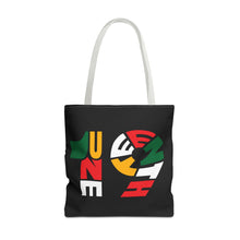 Load image into Gallery viewer, Bold Juneteenth Tote Bag | AOP | Festival Carryall | Black History Celebration
