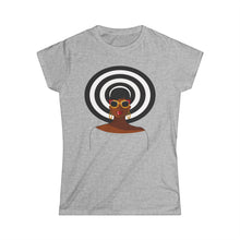 Load image into Gallery viewer, Chic Afrocentric Women's Tee - Stylish Graphic Shirt, Black Fashion Top, Gift for Her, Casual Wear, Ethnic Art Tee
