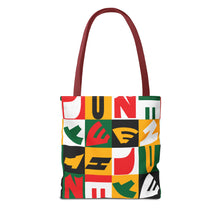 Load image into Gallery viewer, Bold Juneteenth Tote Bag | AOP | Festival Carryall | Black History Celebration

