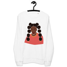 Load image into Gallery viewer, Black Woman with two puffed braids Sweatshirt
