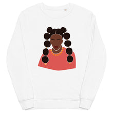 Load image into Gallery viewer, Black Woman with two puffed braids Sweatshirt
