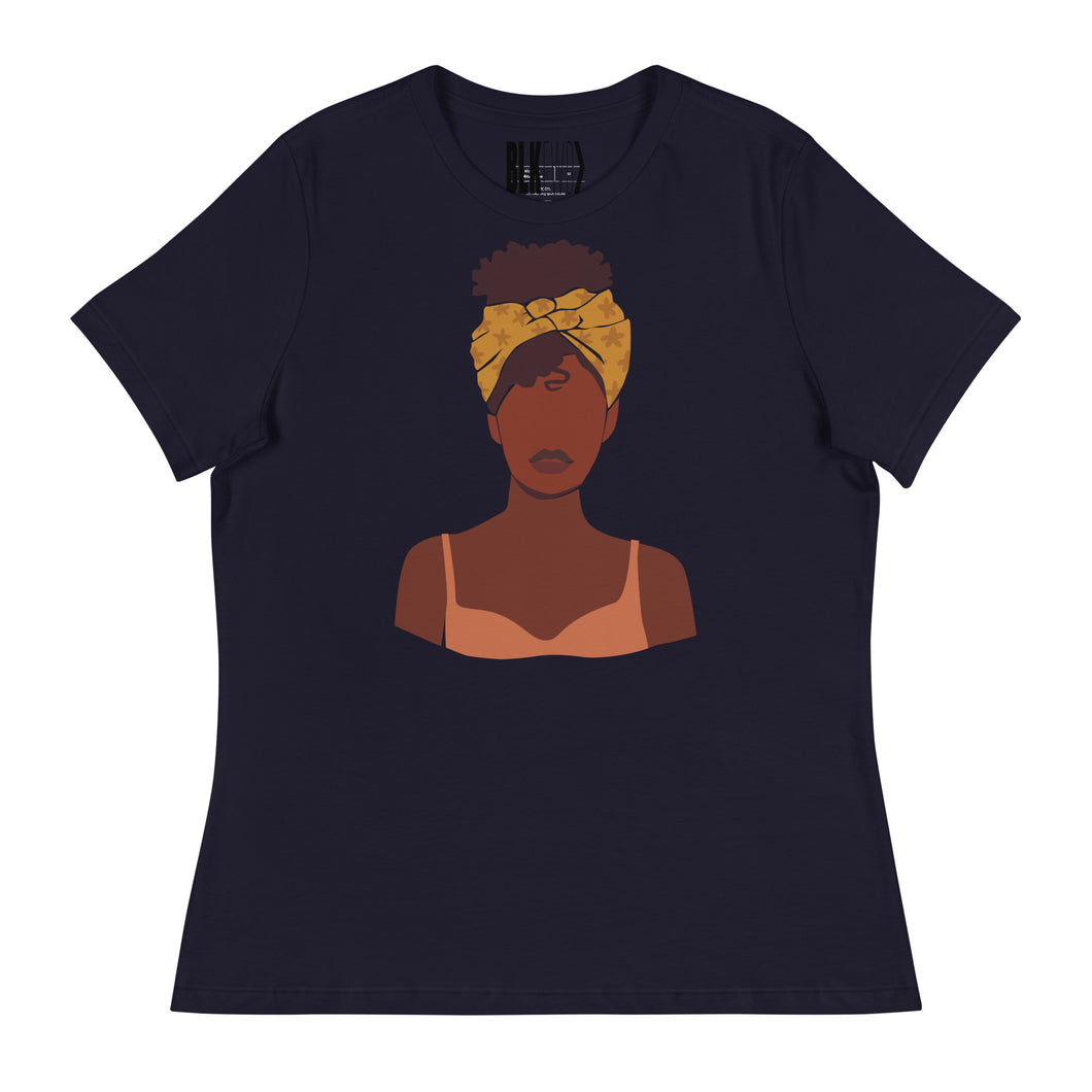 Black Women's Headwrap T-Shirt