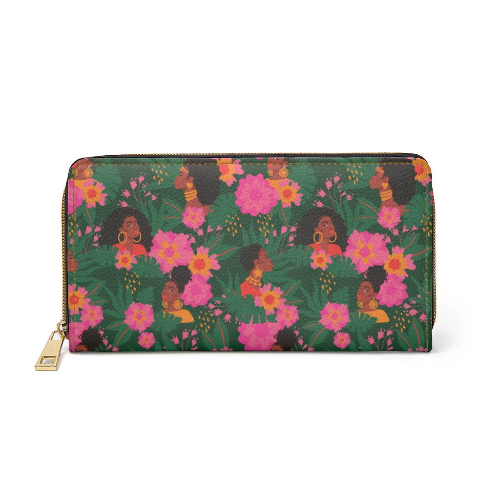 Beautiful Pink and Green Wallet