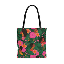 Load image into Gallery viewer, Beautiful Pink and Green Tote Bag
