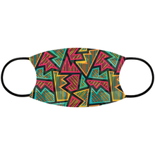 Load image into Gallery viewer, Juneteenth Pattern Mask for Adults and Youth.
