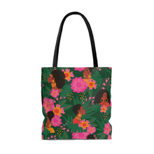 Load image into Gallery viewer, Beautiful Pink and Green Tote Bag
